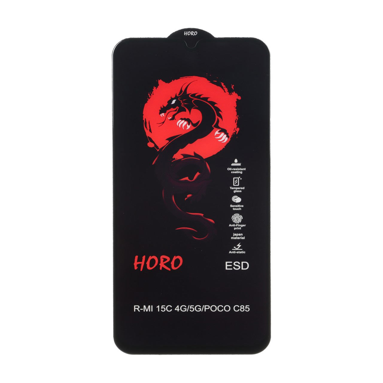 1686380 محافظ صفحه نمایش شیشه ای Full Cover ESD Horo مدل Xiaomi Redmi 15C / Poco C85 - تصویر 1