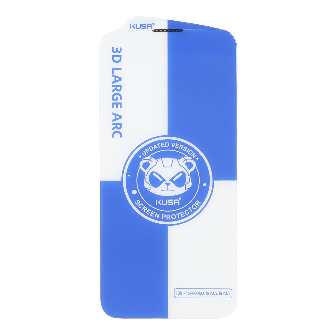 1686386 محافظ صفحه نمایش شیشه ای بدون حاشیه Kusa 3D Large Arc مدل Apple iPhone 15 Pro Max - تصویر 1