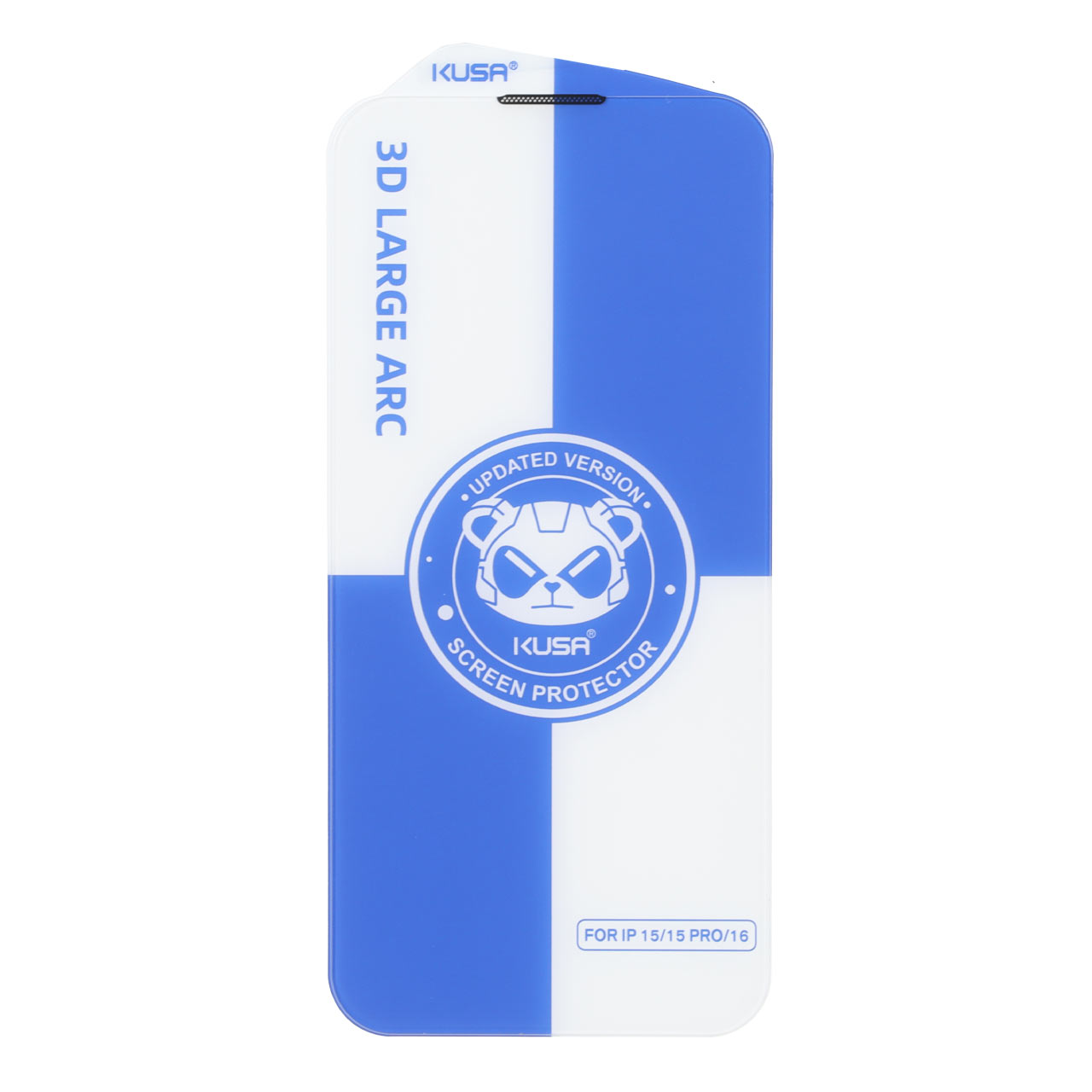 1686388 محافظ صفحه نمایش شیشه ای بدون حاشیه Kusa 3D Large Arc مدل Apple iPhone 16 / iPhone 15 / iPhone 14 Pro - تصویر 1