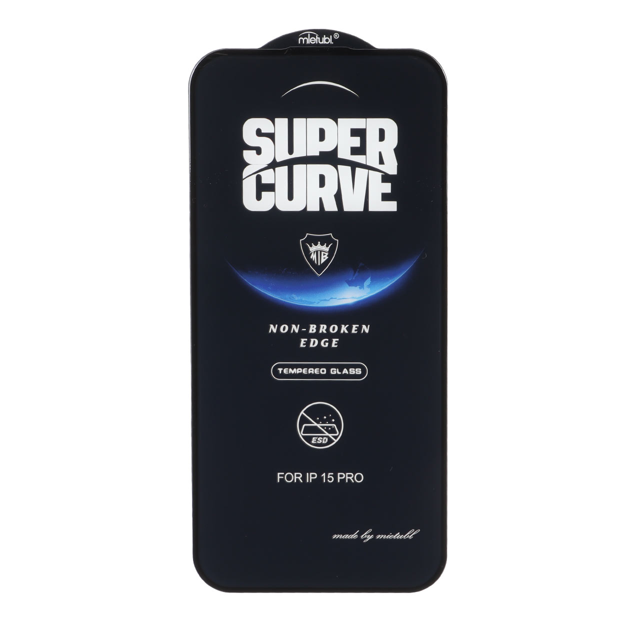 محافظ صفحه نمایش شیشه ای Full Cover ESD SUPER CURVE Mietubl مدل NTC - Apple iPhone 15 Pro - اسپه کالا محافظ صفحه نمایش شیشه ای Full Cover ESD SUPER CURVE Mietubl مدل NTC - Apple iPhone 15 Pro - تصویر 1