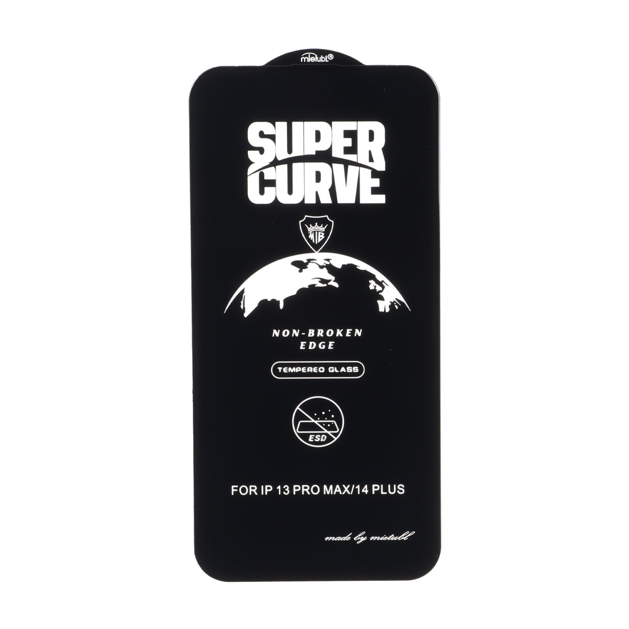 1698662 محافظ صفحه نمایش شیشه ای Full Cover ESD SUPER CURVE Mietubl مدل NTC - Apple iPhone 13 Pro Max / iPhone 14 Plus - تصویر 1