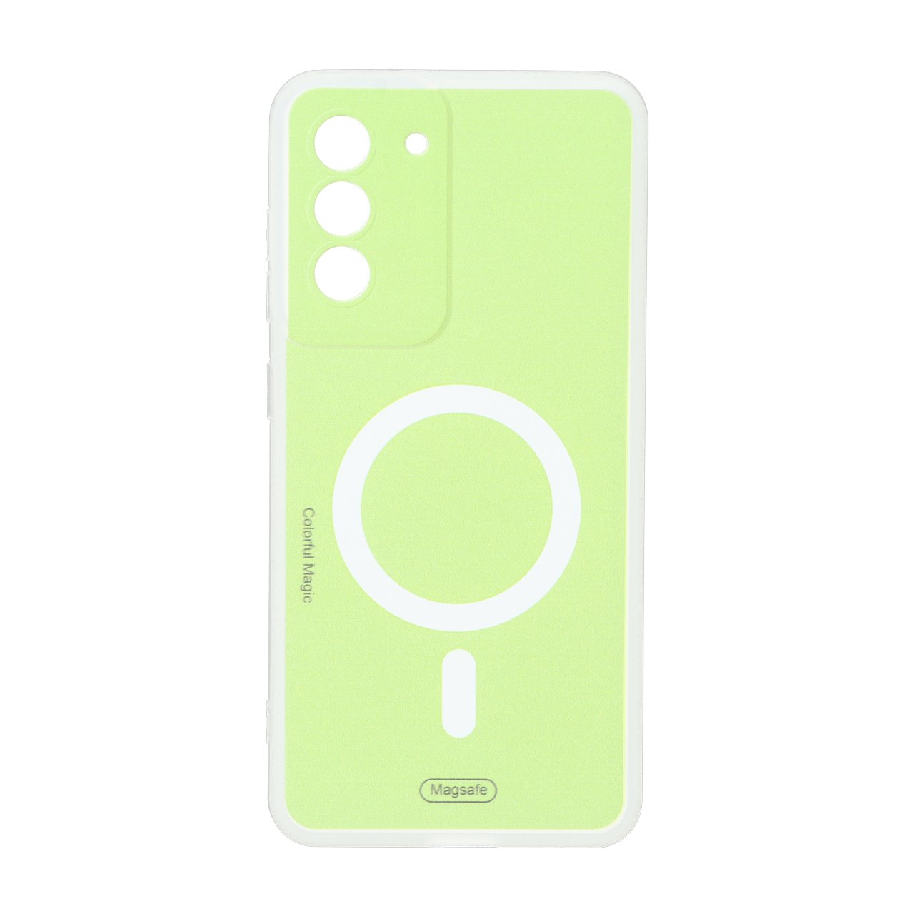 1707640 قاب Colorful Magic طرح مگ سیف محافظ لنزدار Samsung Galaxy S21 FE - سبز - تصویر 1