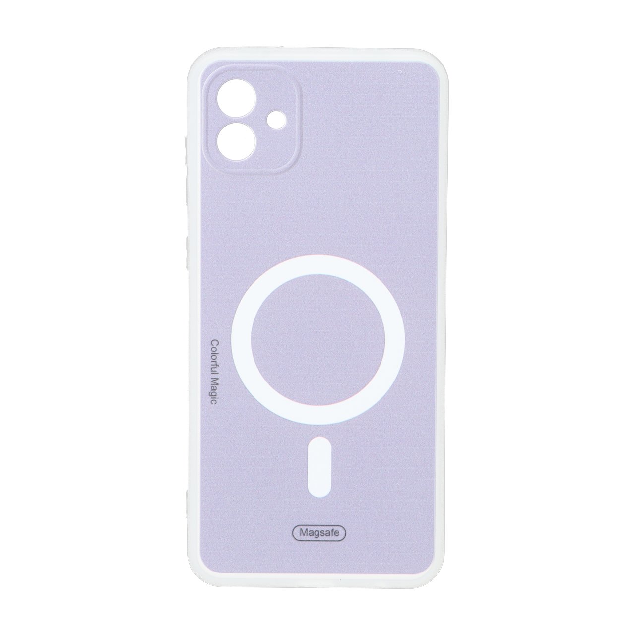1707668 قاب Colorful Magic طرح مگ سیف محافظ لنزدار Samsung Galaxy A04 / M13 5G - بنفش - تصویر 1