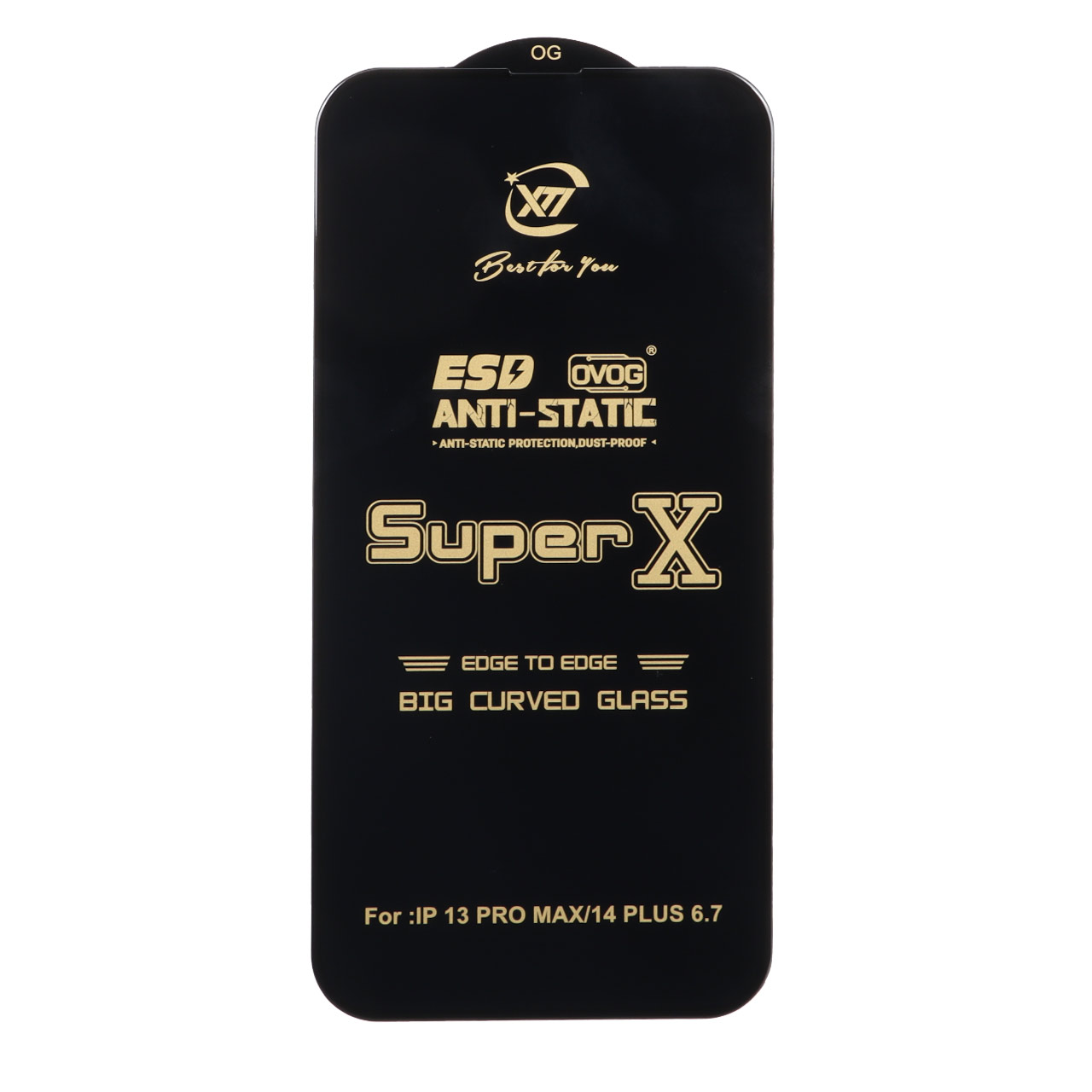 محافظ صفحه نمایش آنتی استاتیک Full Cover Super X مدل Apple iPhone 13 Pro Max / iPhone 14 Plus - اسپه کالا محافظ صفحه نمایش آنتی استاتیک Full Cover Super X مدل Apple iPhone 13 Pro Max / iPhone 14 Plus - تصویر 1