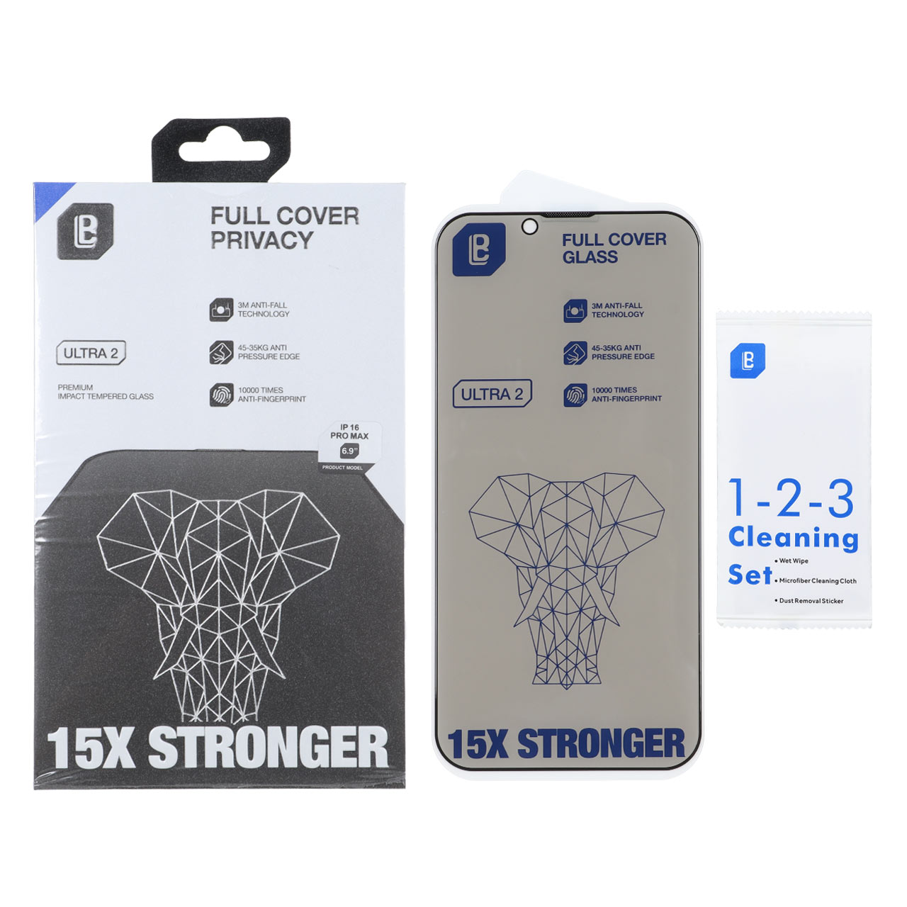 محافظ صفحه نمایش شیشه ای Full Cover Privacy Lanbi - 15X Stronger مدل Apple iPhone 13 / iPhone 13 Pro / iPhone 14 / 16e (پک دار) - اسپه کالا محافظ صفحه نمایش شیشه ای Full Cover Privacy Lanbi - 15X Stronger مدل Apple iPhone 13 / iPhone 13 Pro / iPhone 14 / 16e (پک دار) - تصویر 1