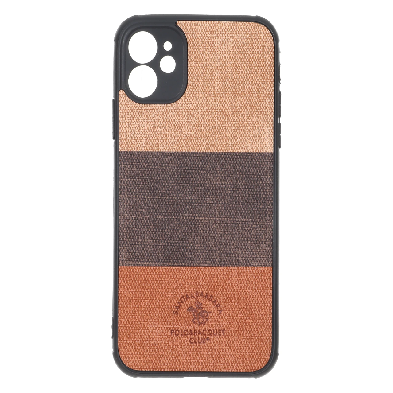 4574676 قاب Santa Barbara طرح پارچه ای سه رنگ Apple iPhone 11 - کد 386 - تصویر 1