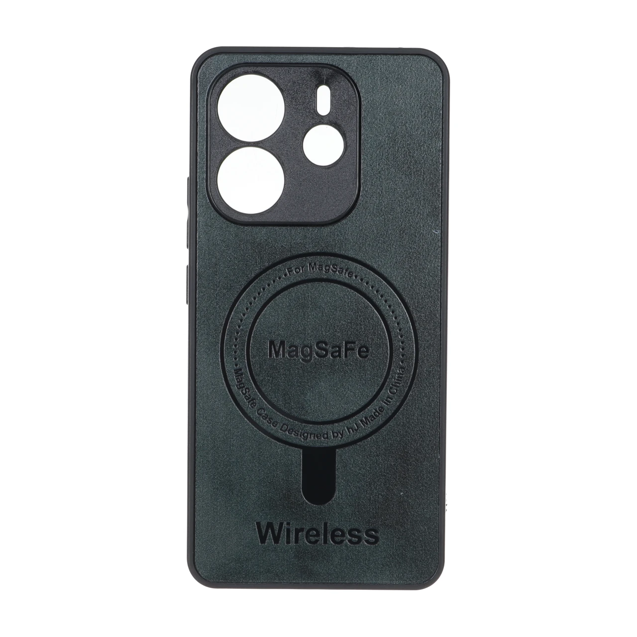 4577830 قاب Wireless طرح مگ سیف محافظ لنز برجسته Xiaomi Redmi Note 14 4G - سبز تیره - تصویر 1