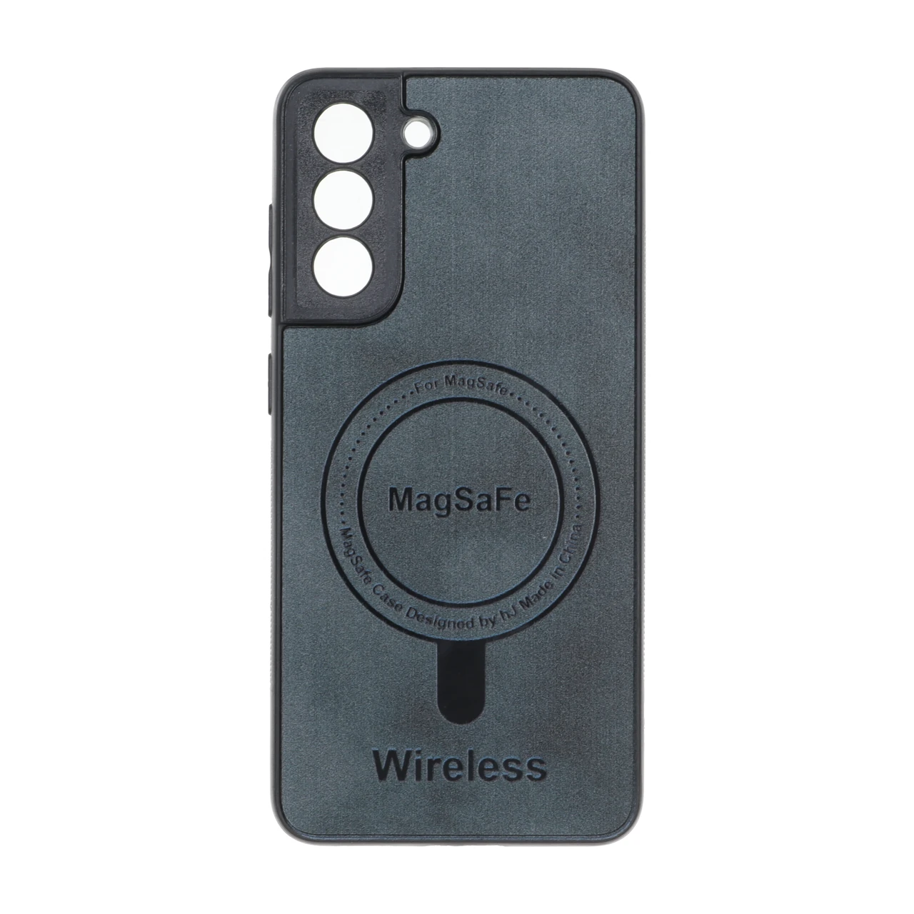 4577986 قاب Wireless طرح مگ سیف محافظ لنز برجسته Samsung Galaxy S21 FE - سبز تیره - تصویر 1