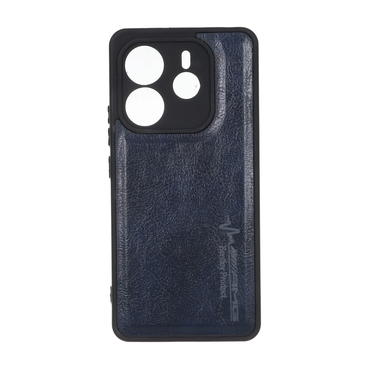 4580428 قاب طرح چرم AMG محافظ لنزدار Xiaomi Redmi Note 14 4G - سرمه ای - تصویر 1