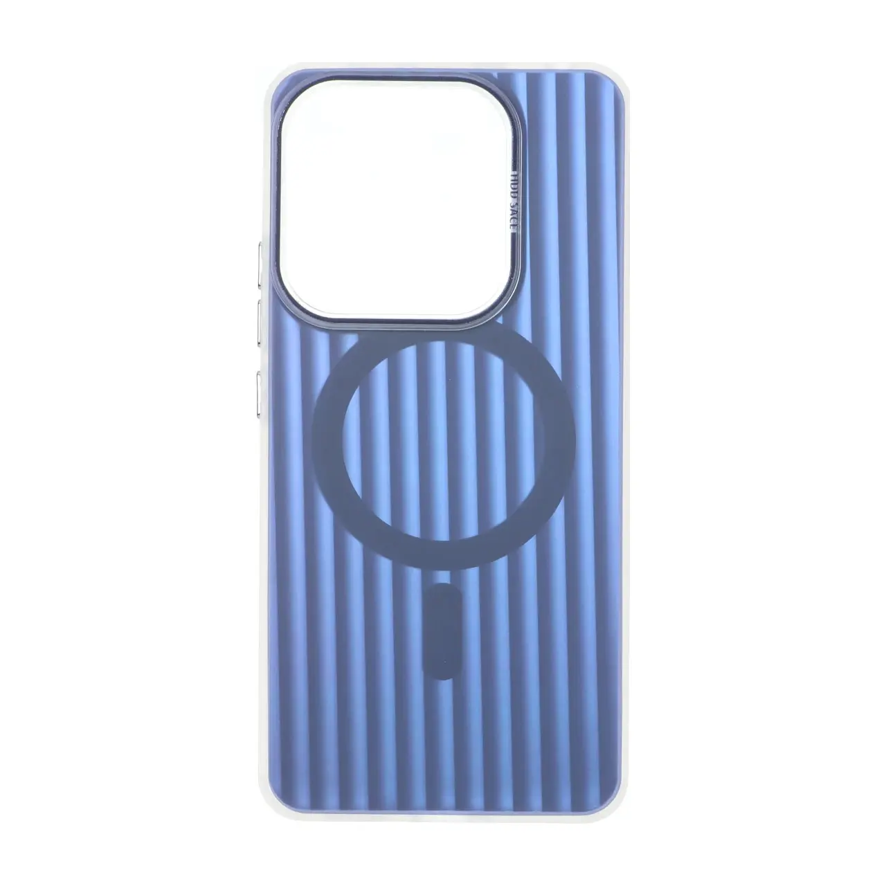 4582570 قاب کرکره ای Funnyrich طرح مگ سیف دور مات Xiaomi Redmi Note 14 4G - آبی کاربنی - تصویر 1