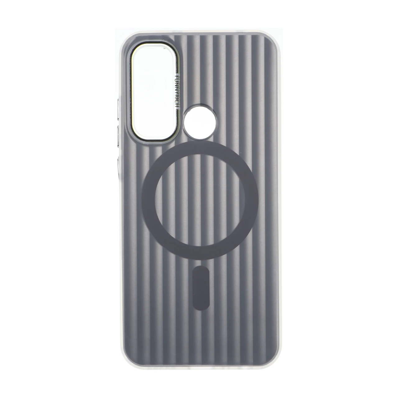 4582574 قاب کرکره ای Funnyrich طرح مگ سیف دور مات Xiaomi Redmi Note 8 - مشکی - تصویر 1