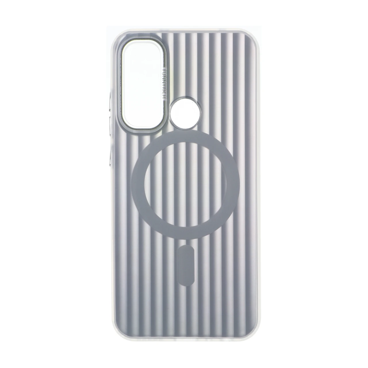4582578 قاب کرکره ای Funnyrich طرح مگ سیف دور مات Xiaomi Redmi Note 8 - خاکستری - تصویر 1
