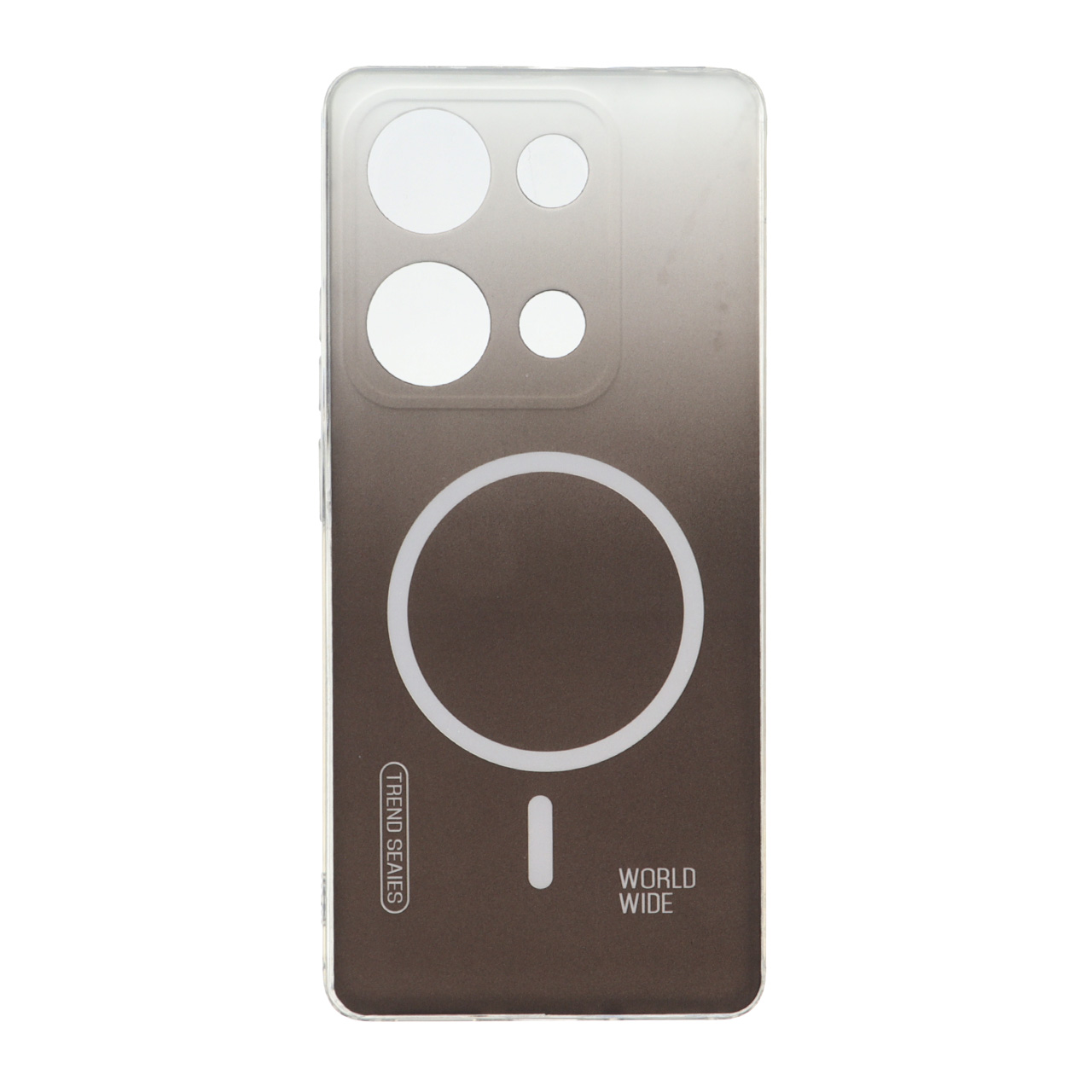 4584218 قاب World Wide مات طرح مگ سیف محافظ لنزدار Xiaomi Redmi Note 14S / Note 13 Pro 4G / Poco M6 Pro 4G - مشکی - تصویر 1