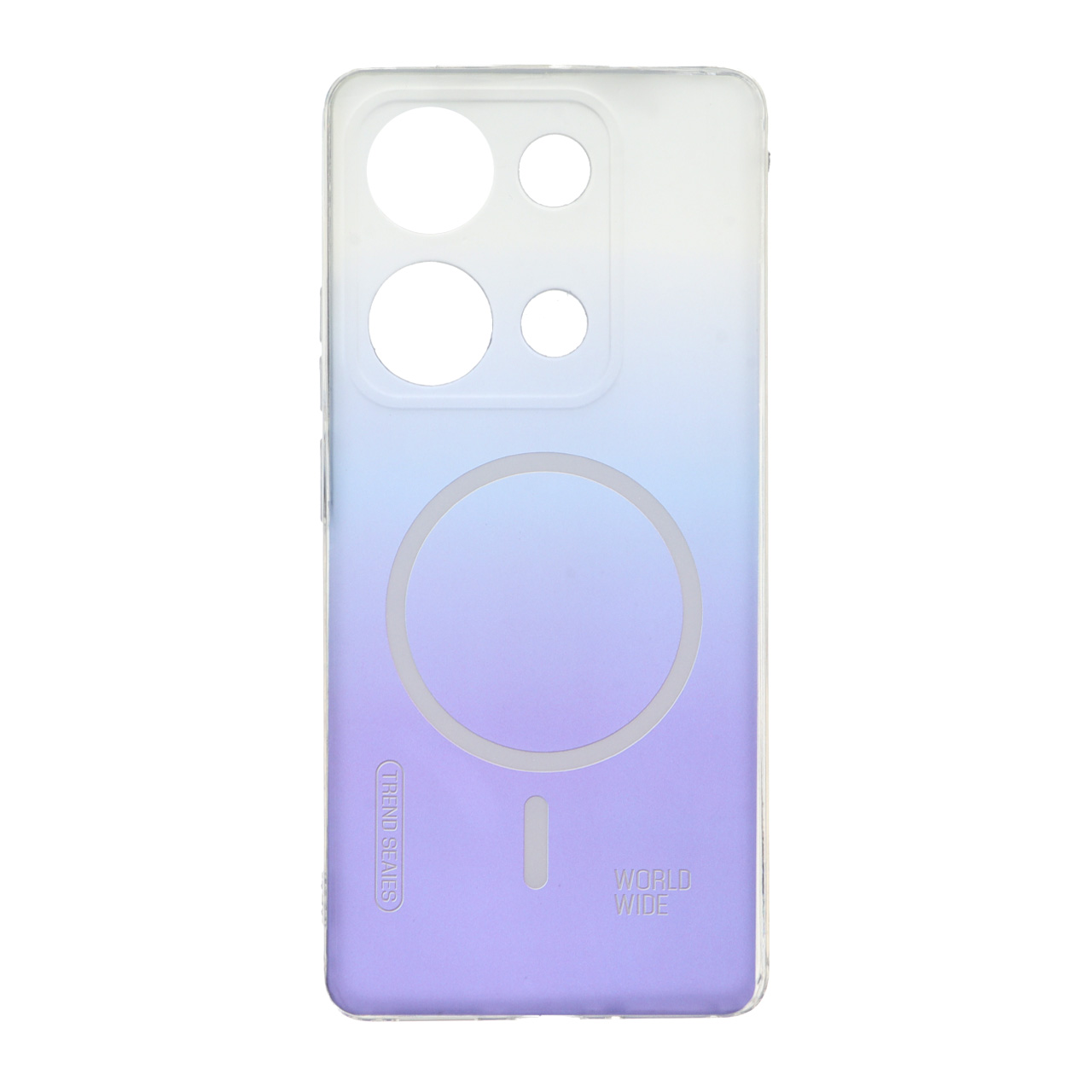 4584220 قاب World Wide مات طرح مگ سیف محافظ لنزدار Xiaomi Redmi Note 14S / Note 13 Pro 4G / Poco M6 Pro 4G - بنفش - تصویر 1