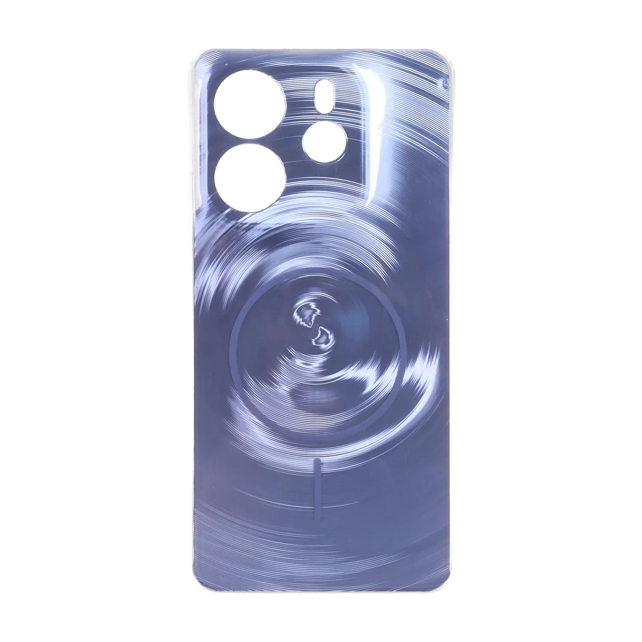 4584342 قاب لیزری Circle طرح مگ سیف محافظ لنزدار Xiaomi Redmi Note 14 4G - آبی - تصویر 1