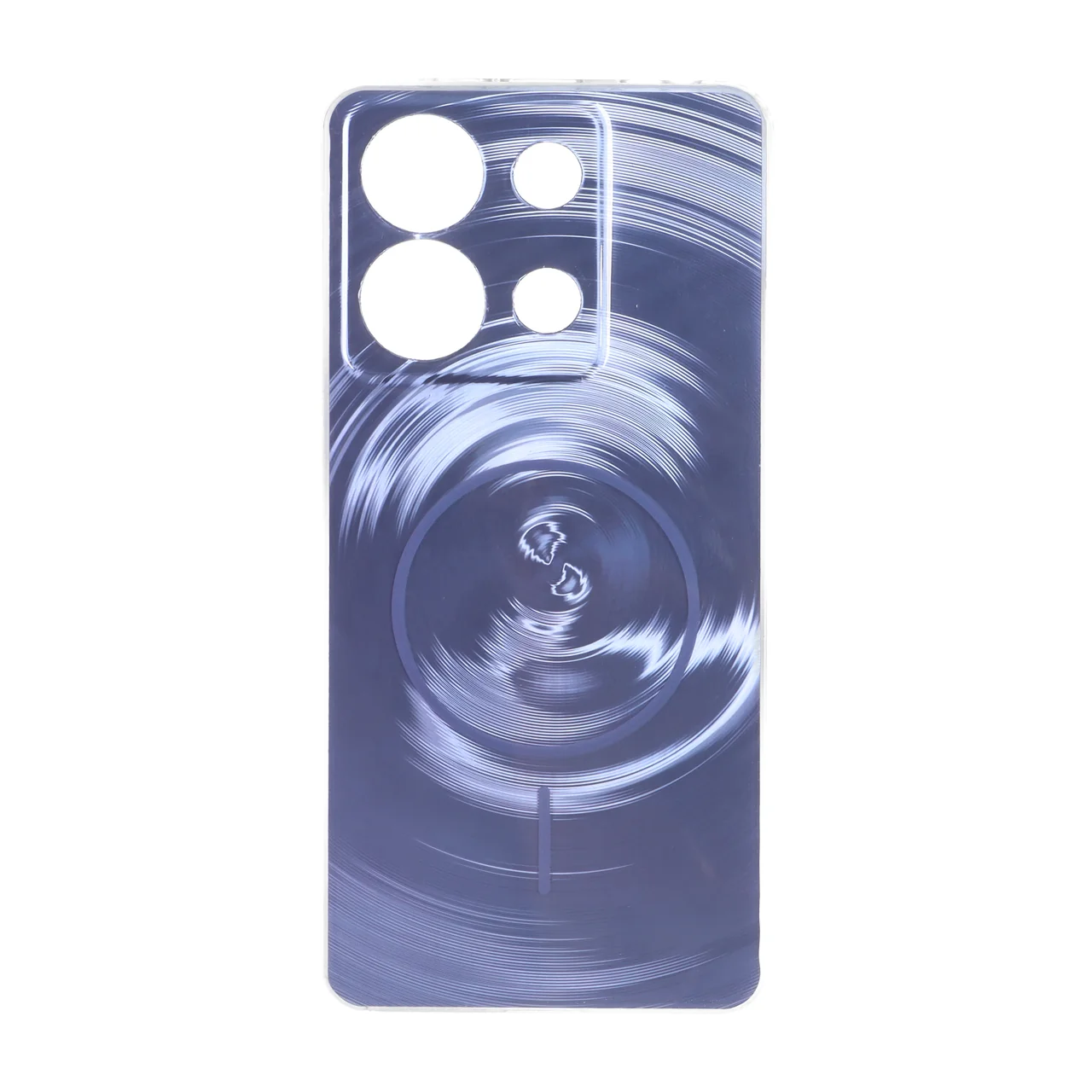 4584378 قاب لیزری Circle طرح مگ سیف محافظ لنزدار Xiaomi Redmi Note 13 4G - آبی - تصویر 1