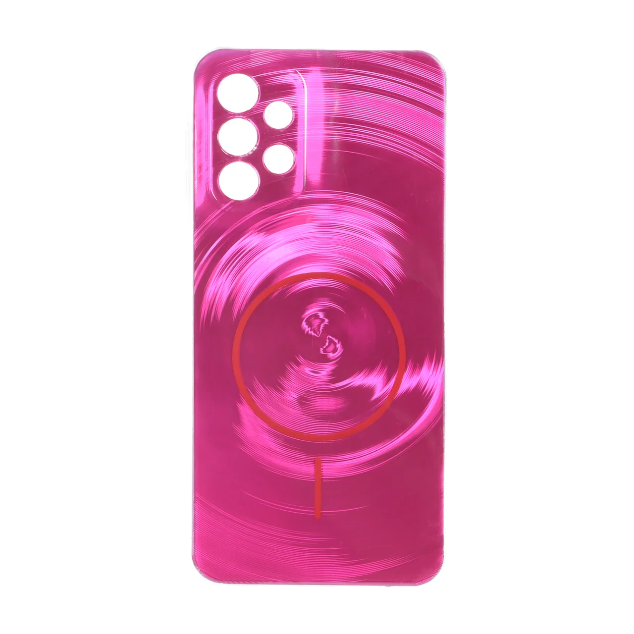 4584484 قاب لیزری Circle طرح مگ سیف محافظ لنزدار Samsung Galaxy A23 - صورتی فانتزی - تصویر 1