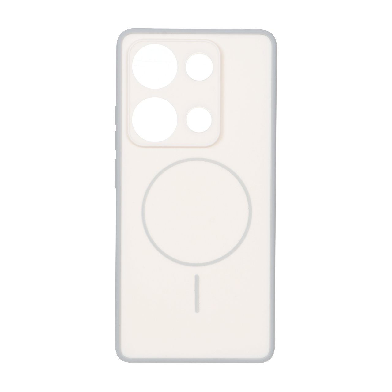 4585160 قاب طرح مگ سیف محافظ لنز برجسته Xiaomi Redmi Note 14S / Note 13 Pro 4G / Poco M6 Pro 4G - کرم - تصویر 1