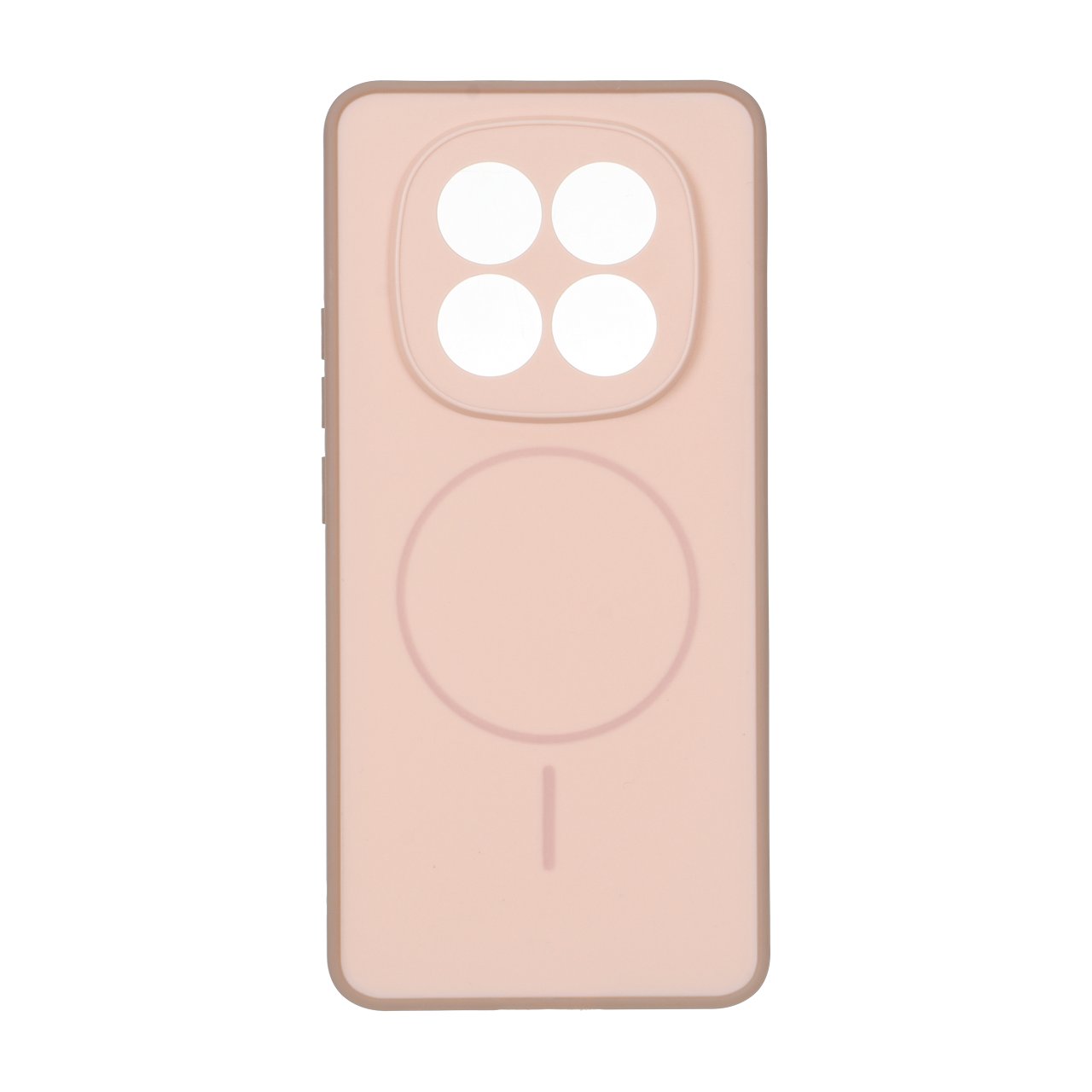 4585182 قاب طرح مگ سیف محافظ لنز برجسته Xiaomi Redmi Note 15 - کرم نارنجی - تصویر 1