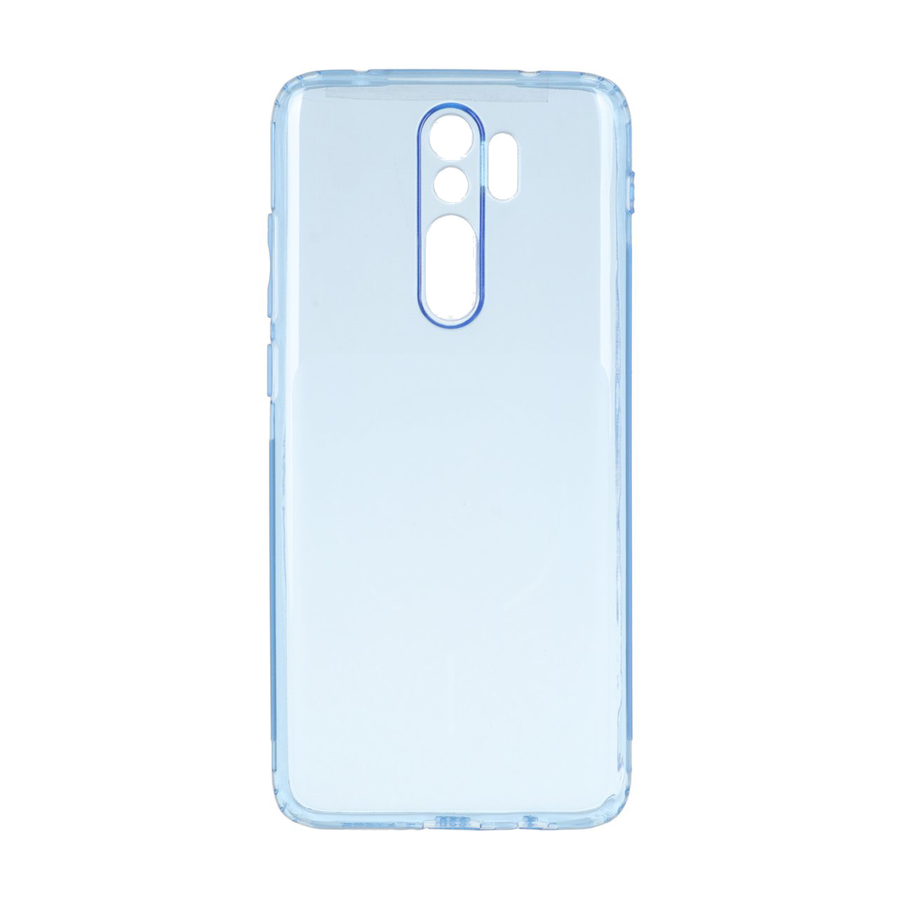4585762 قاب ژله ای شفاف مستطیلی طرح مگ سیف Spark مدل Xiaomi Redmi Note 8 Pro - آبی - تصویر 1
