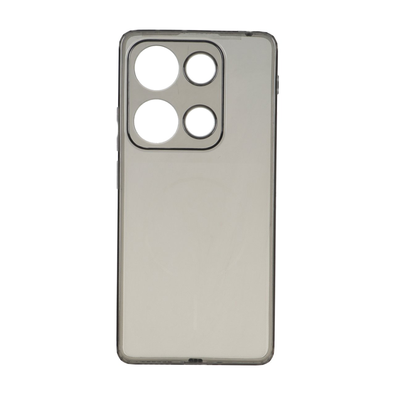 4585772 قاب ژله ای شفاف مستطیلی طرح مگ سیف Spark مدل Xiaomi Redmi Note 14S / Note 13 Pro 4G / Poco M6 Pro 4G - مشکی - تصویر 1