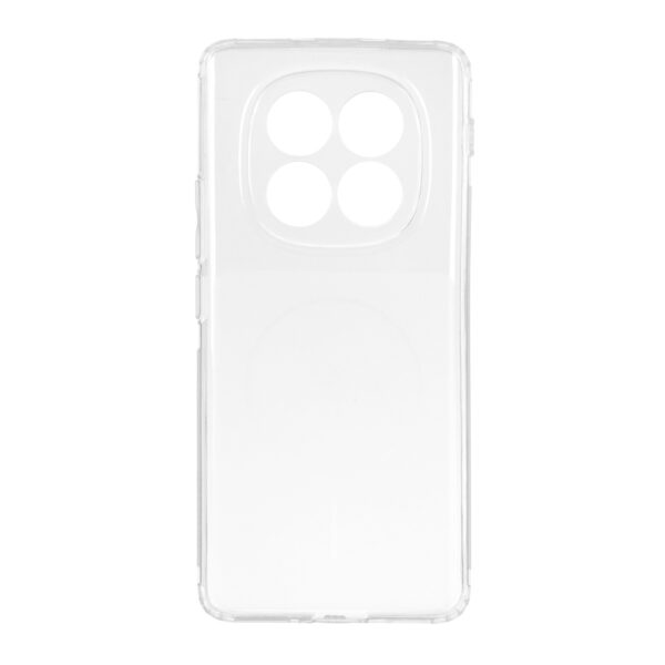 قاب ژله ای شفاف مستطیلی طرح مگ سیف Spark مدل Xiaomi Redmi Note 15