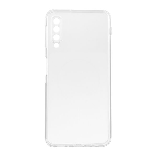 قاب ژله ای شفاف مستطیلی طرح مگ سیف Spark مدل Samsung Galaxy A750 / A7 (2018)