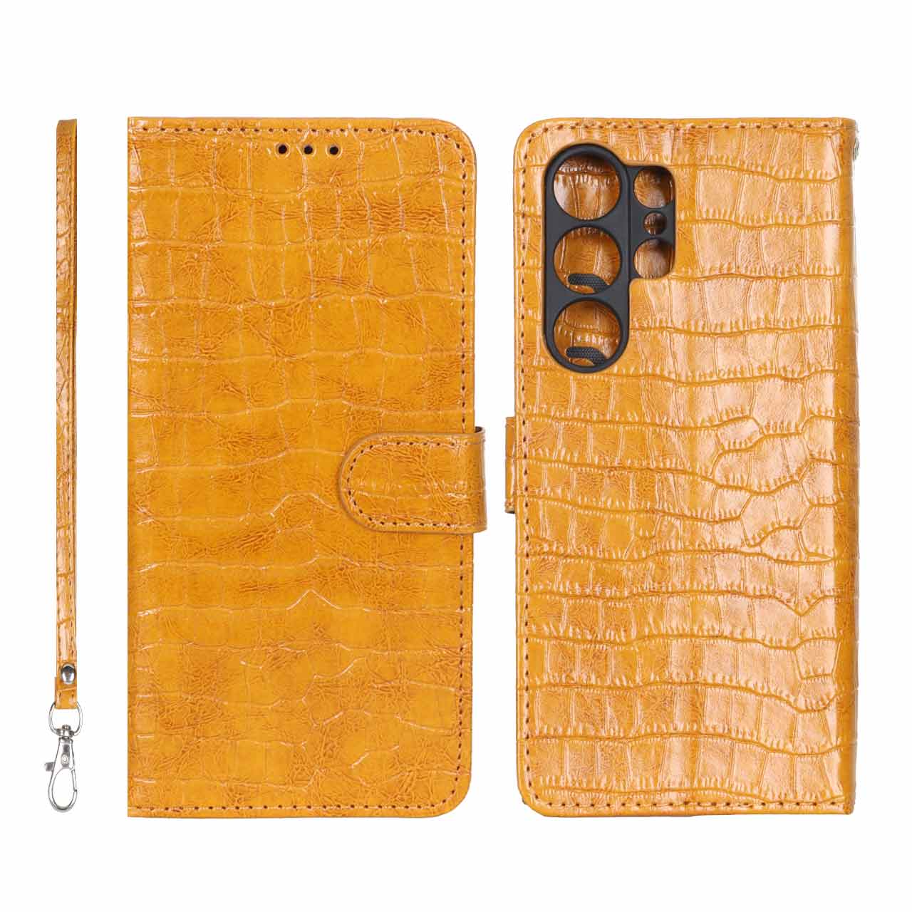 کیف موبایل مگنتی کروکو MNC مدل Samsung Galaxy S23 Ultra - عسلی - اسپه کالا کیف موبایل مگنتی کروکو MNC مدل Samsung Galaxy S23 Ultra - عسلی - تصویر 1