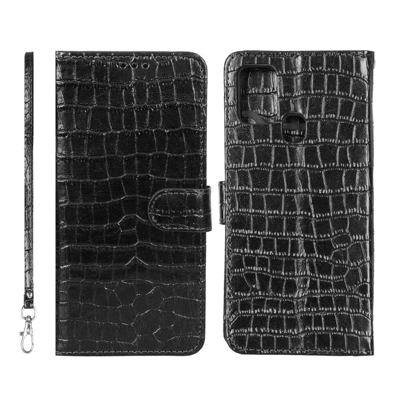 کیف موبایل مگنتی کروکو MNC مدل Samsung Galaxy A21s - مشکی - اسپه کالا کیف موبایل مگنتی کروکو MNC مدل Samsung Galaxy A21s - مشکی - تصویر 1