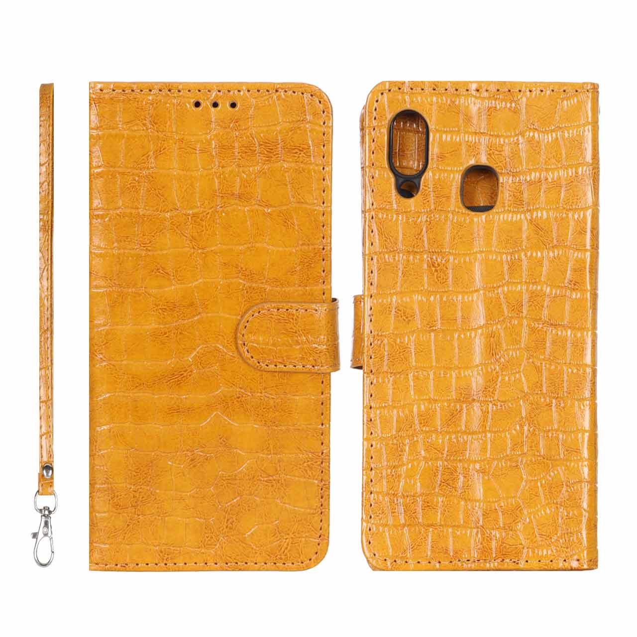 کیف موبایل مگنتی کروکو MNC مدل Samsung Galaxy A30 / A20 - عسلی - اسپه کالا کیف موبایل مگنتی کروکو MNC مدل Samsung Galaxy A30 / A20 - عسلی - تصویر 1