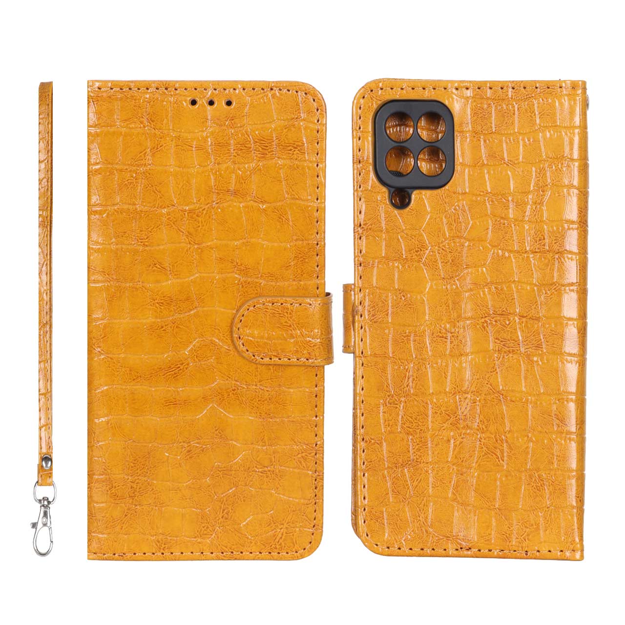 کیف موبایل مگنتی کروکو MNC مدل Samsung Galaxy A22 4G / M22 / M32 4G / F22 - عسلی - اسپه کالا کیف موبایل مگنتی کروکو MNC مدل Samsung Galaxy A22 4G / M22 / M32 4G / F22 - عسلی - تصویر 1