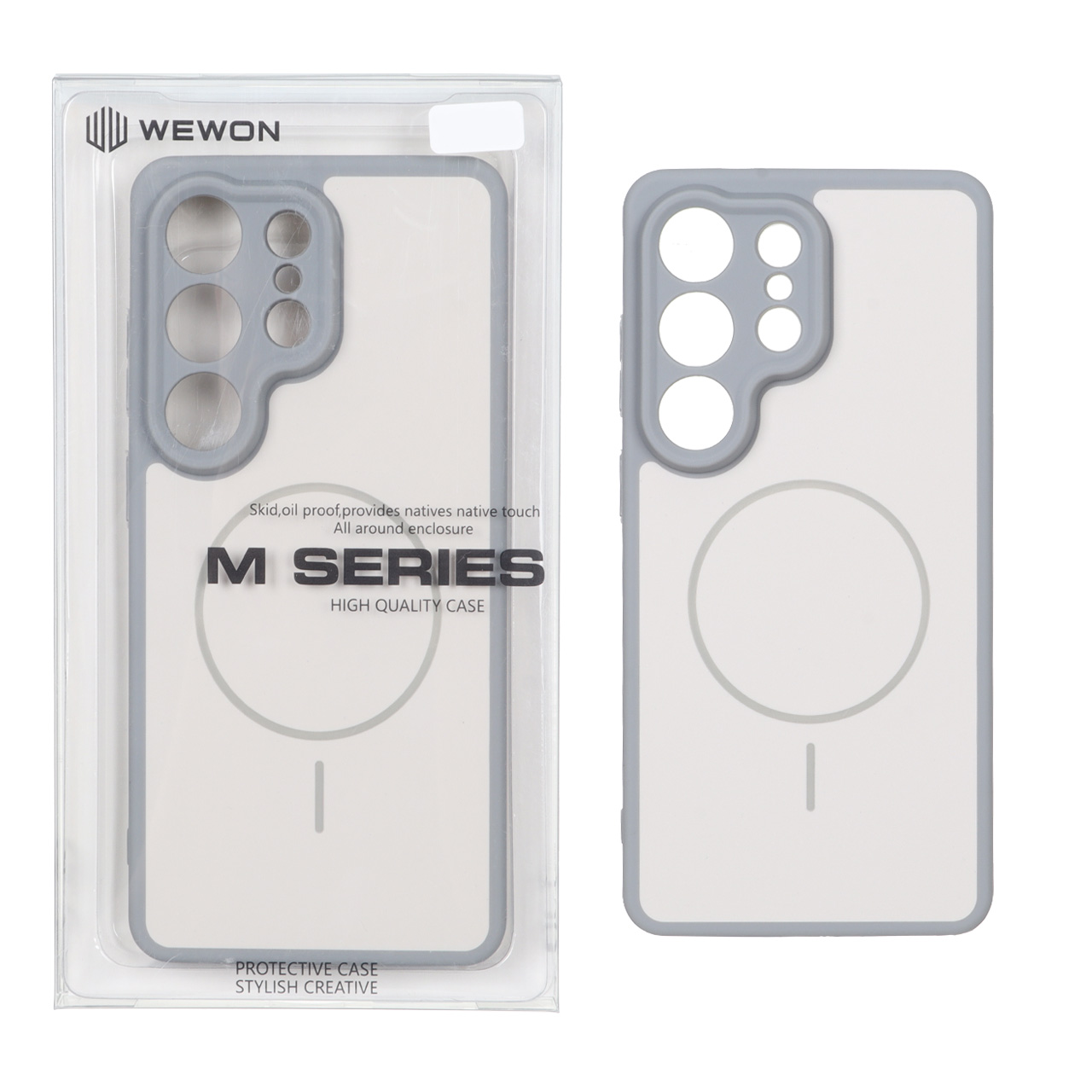 قاب اورجینال Wowen محافظ لنز برجسته M Series MagSafe مدل Samsung Galaxy S26 Ultra - خاکستری (پک دار) - MPS - اسپه کالا قاب اورجینال Wowen محافظ لنز برجسته M Series MagSafe مدل Samsung Galaxy S26 Ultra - خاکستری (پک دار) - MPS - تصویر 1