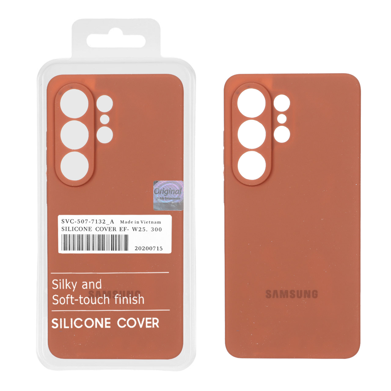 قاب سیلیکونی پاک کنی اورجینال Master Quality مدل Samsung Galaxy S26 Ultra - قهوه ای روشن (پک دار) - اسپه کالا قاب سیلیکونی پاک کنی اورجینال Master Quality مدل Samsung Galaxy S26 Ultra - قهوه ای روشن (پک دار) - تصویر 1