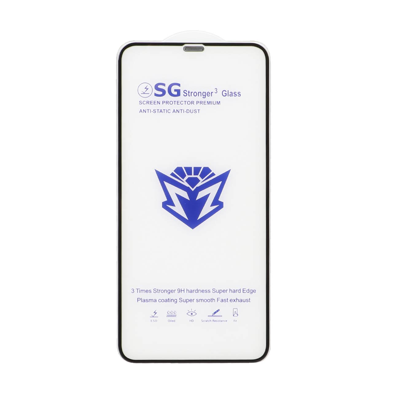 محافظ صفحه نمایش شیشه ای Full Cover Esd-SG مدل iPhone 11 Pro Max / Xs Max / X Max - اسپه کالا محافظ صفحه نمایش شیشه ای Full Cover Esd-SG مدل iPhone 11 Pro Max / Xs Max / X Max - تصویر 1