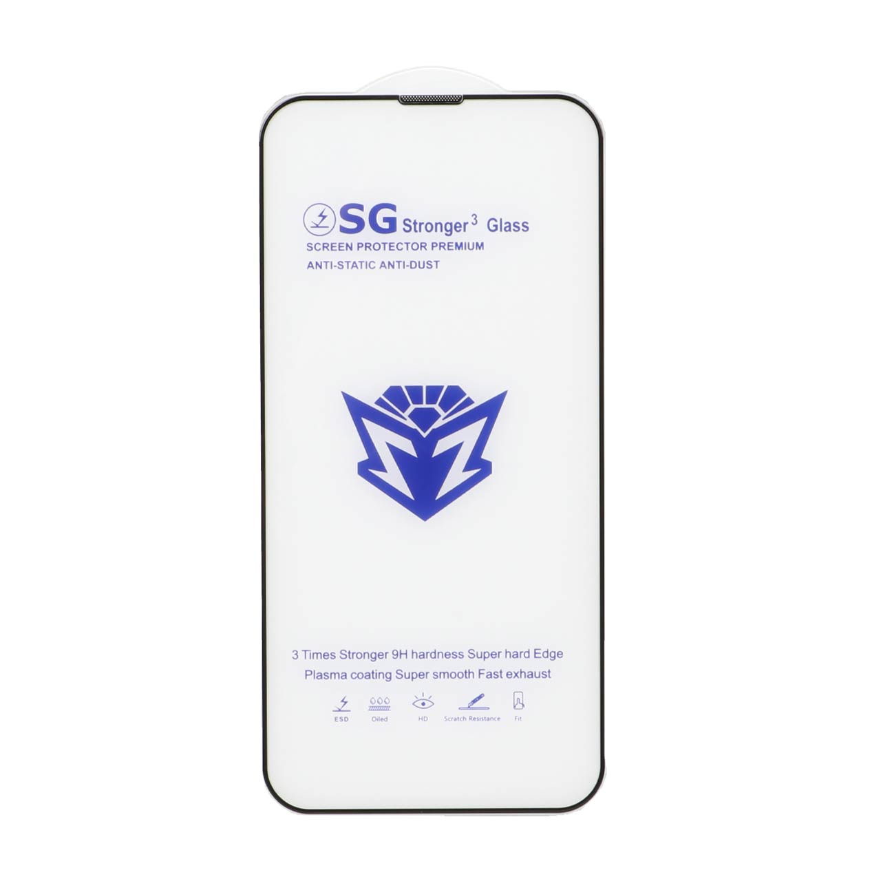محافظ صفحه نمایش شیشه ای Full Cover Esd-SG مدل Apple iPhone 13 / iPhone 13 Pro / iPhone 14 / 16e - اسپه کالا محافظ صفحه نمایش شیشه ای Full Cover Esd-SG مدل Apple iPhone 13 / iPhone 13 Pro / iPhone 14 / 16e - تصویر 1