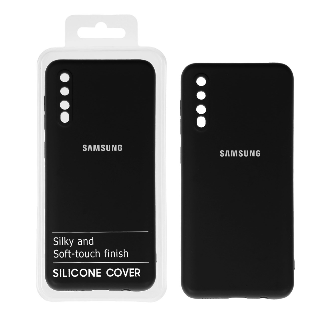 705874 قاب نیو سیلیکون محافظ لنزدار RFF مدل Samsung Galaxy A50 / A50s / A30s - مشکی (پک دار) - تصویر 1