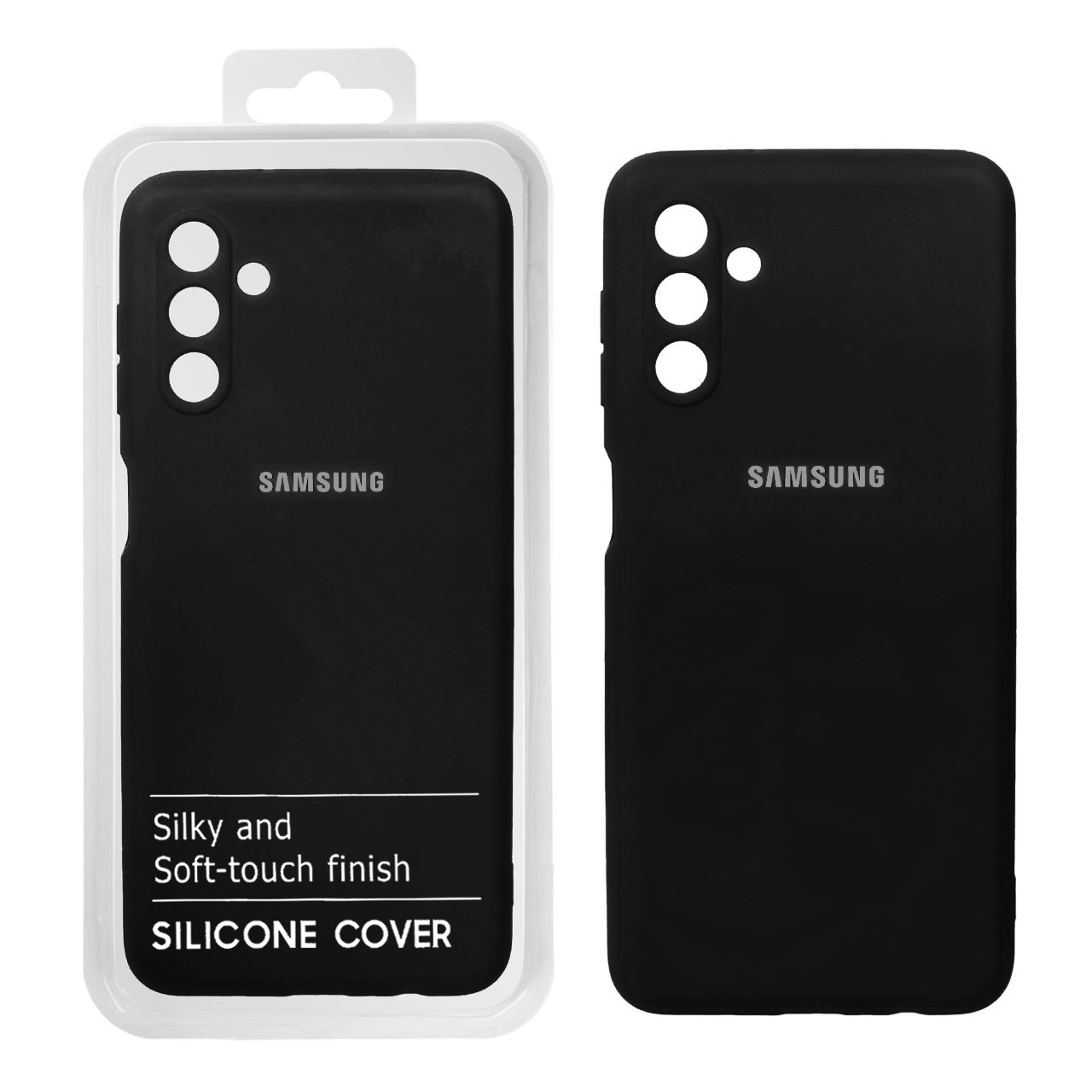 715280 قاب نیو سیلیکون محافظ لنزدار RFF مدل Samsung A04S / A13 - 5G / F13 /M13- - مشکی کد 5 (پک دار) - تصویر 1