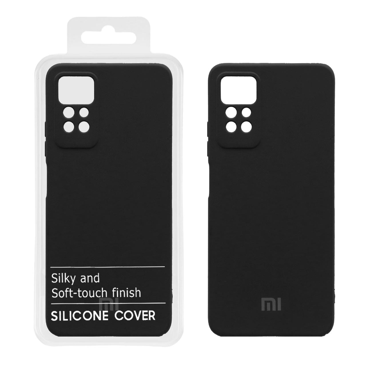 850976 قاب نیو سیلیکون محافظ لنزدار RFF مدل Xiaomi Redmi Note 12 Pro 4G / Redmi Note 11 Pro - مشکی (پک دار) - تصویر 1