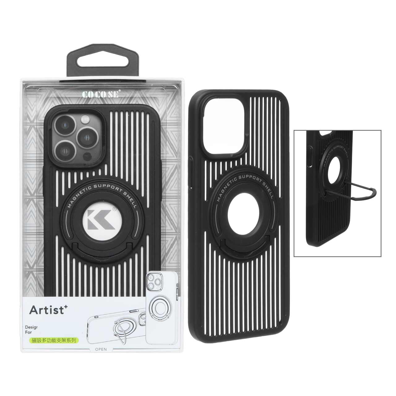 858498 قاب COCO SE Magnetic مدل Apple iPhone 13 Pro Max - مشکی - تصویر 1