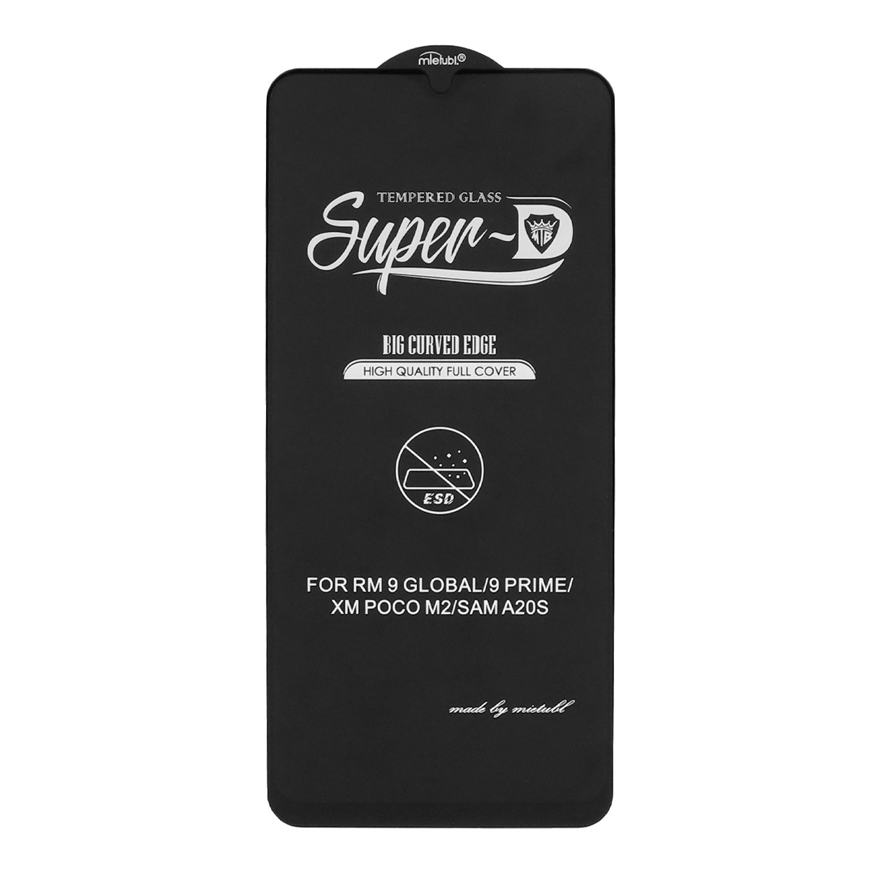 محافظ صفحه نمایش شیشه ای Samsung Galaxy A20s - Full Cover Super D Mietubl-ESD - مشکی (بدون پک) - NTC ORG - اسپه کالا محافظ صفحه نمایش شیشه ای Samsung Galaxy A20s - Full Cover Super D Mietubl-ESD - مشکی (بدون پک) - NTC ORG - تصویر 1