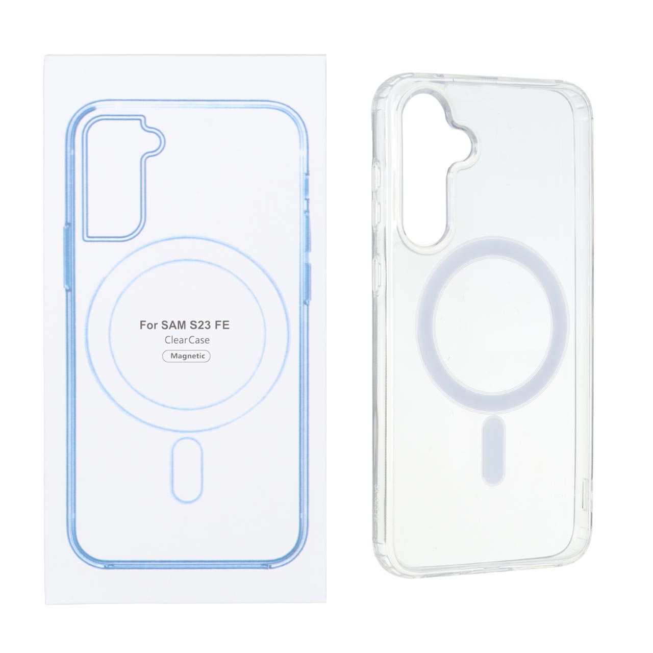 قاب شفاف Samsung Galaxy S23 FE با قابلیت شارژ MagSafe (پک دار) - اسپه کالا قاب شفاف Samsung Galaxy S23 FE با قابلیت شارژ MagSafe (پک دار) - تصویر 1