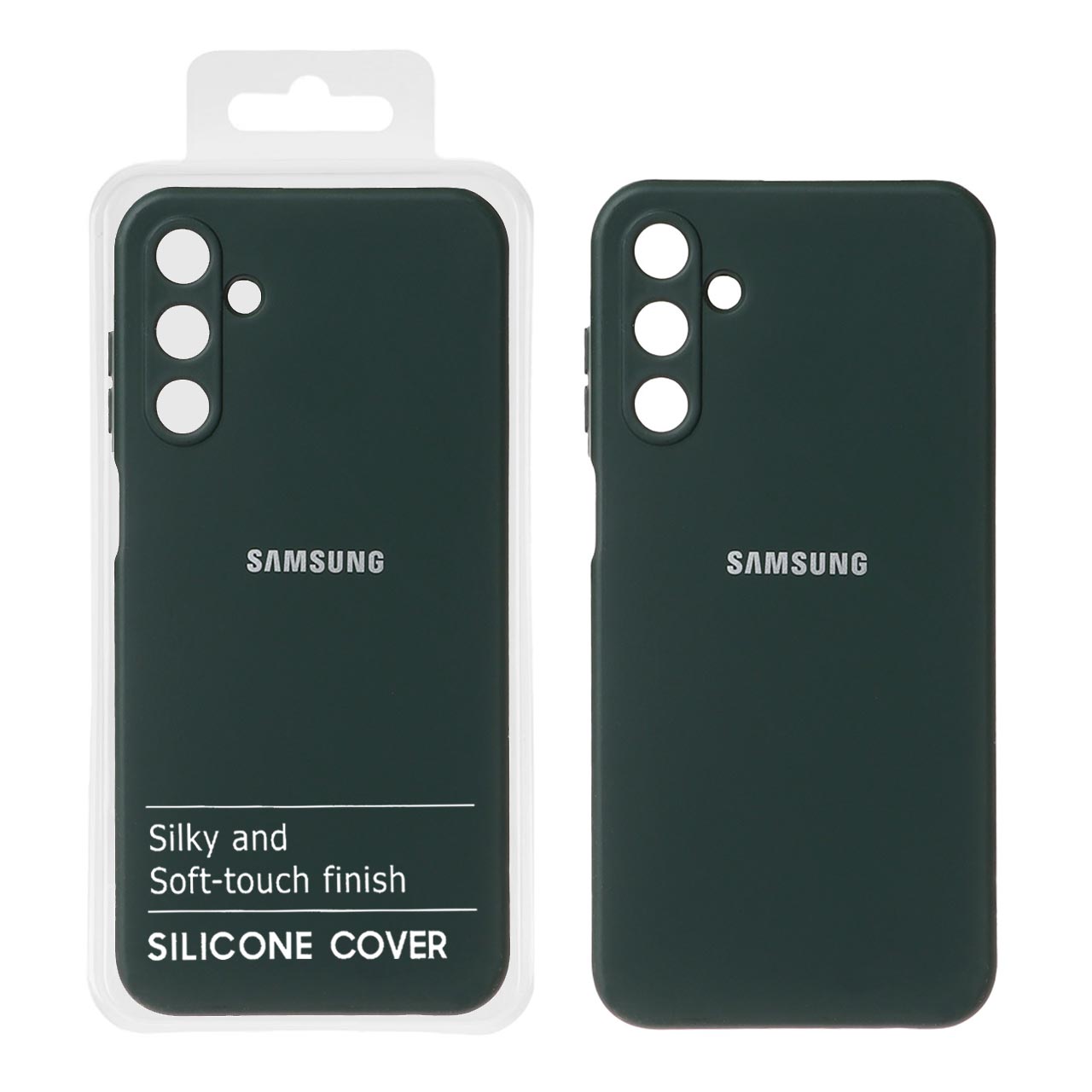 قاب نیو سیلیکون محافظ لنزدار RFF مدل Samsung Galaxy A15 - سبز تیره (پک دار) - اسپه کالا قاب نیو سیلیکون محافظ لنزدار RFF مدل Samsung Galaxy A15 - سبز تیره (پک دار) - تصویر 1