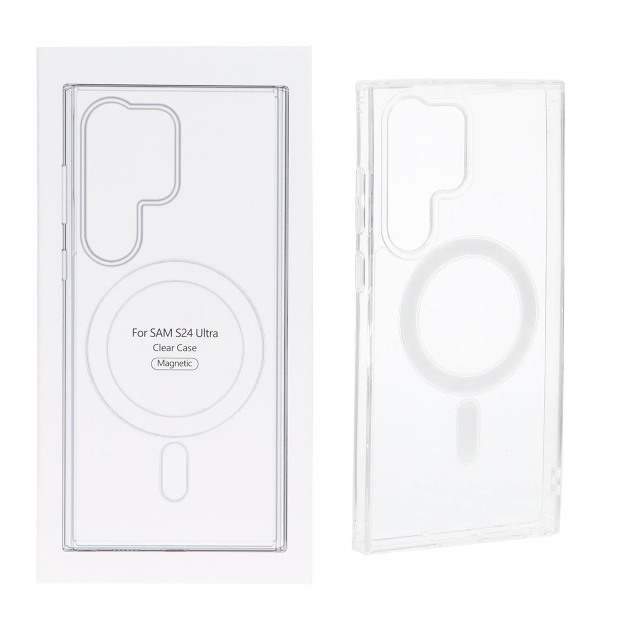 قاب شفاف Samsung Galaxy S24 Ultra با قابلیت شارژ MagSafe (پک دار) - اسپه کالا قاب شفاف Samsung Galaxy S24 Ultra با قابلیت شارژ MagSafe (پک دار) - تصویر 1