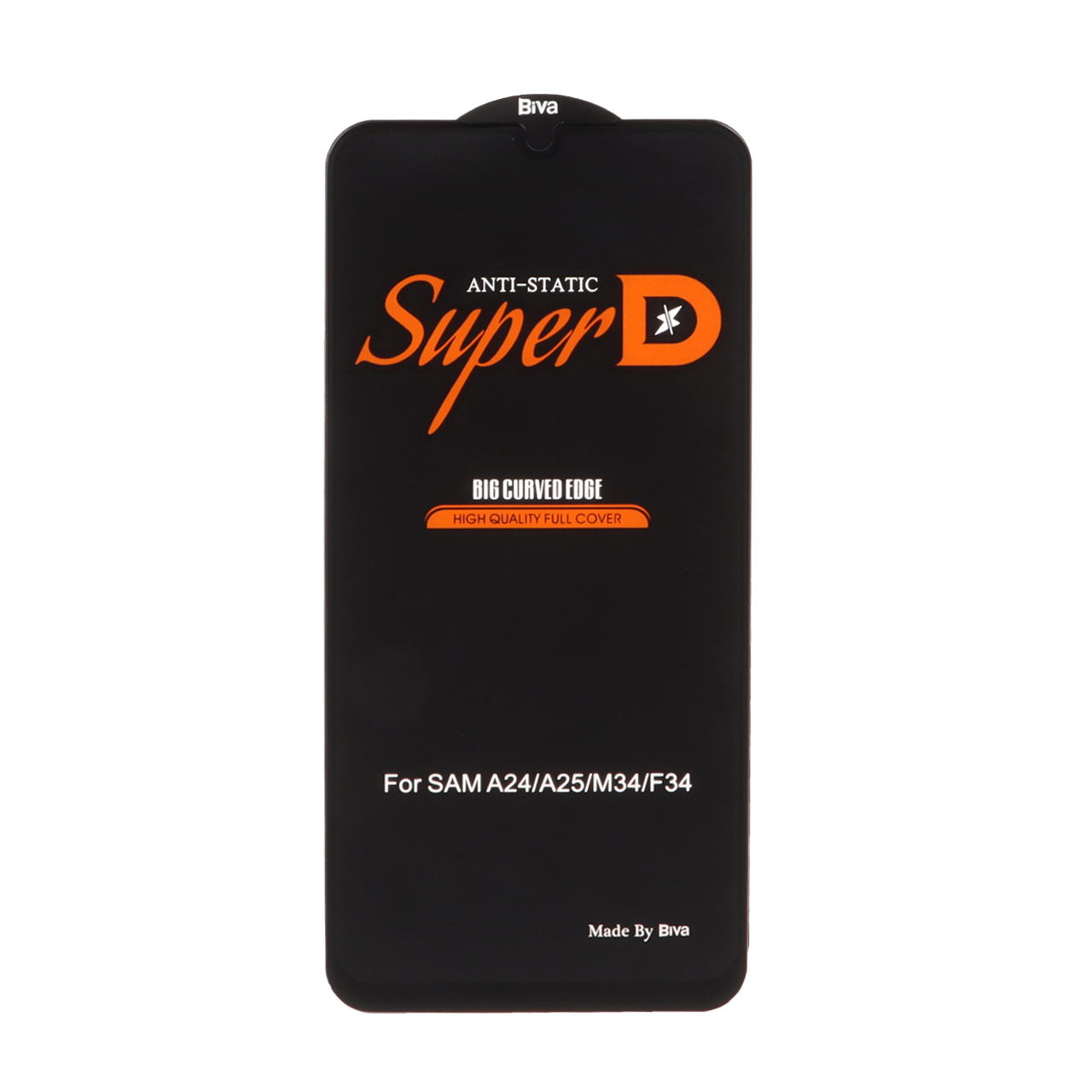 محافظ صفحه نمایش شیشه ای Samsung A25 / A24 / M34 / F34 / A15 - Full Cover Super D Biva - مشکی (بدون پک) - اسپه کالا محافظ صفحه نمایش شیشه ای Samsung A25 / A24 / M34 / F34 / A15 - Full Cover Super D Biva - مشکی (بدون پک) - تصویر 1