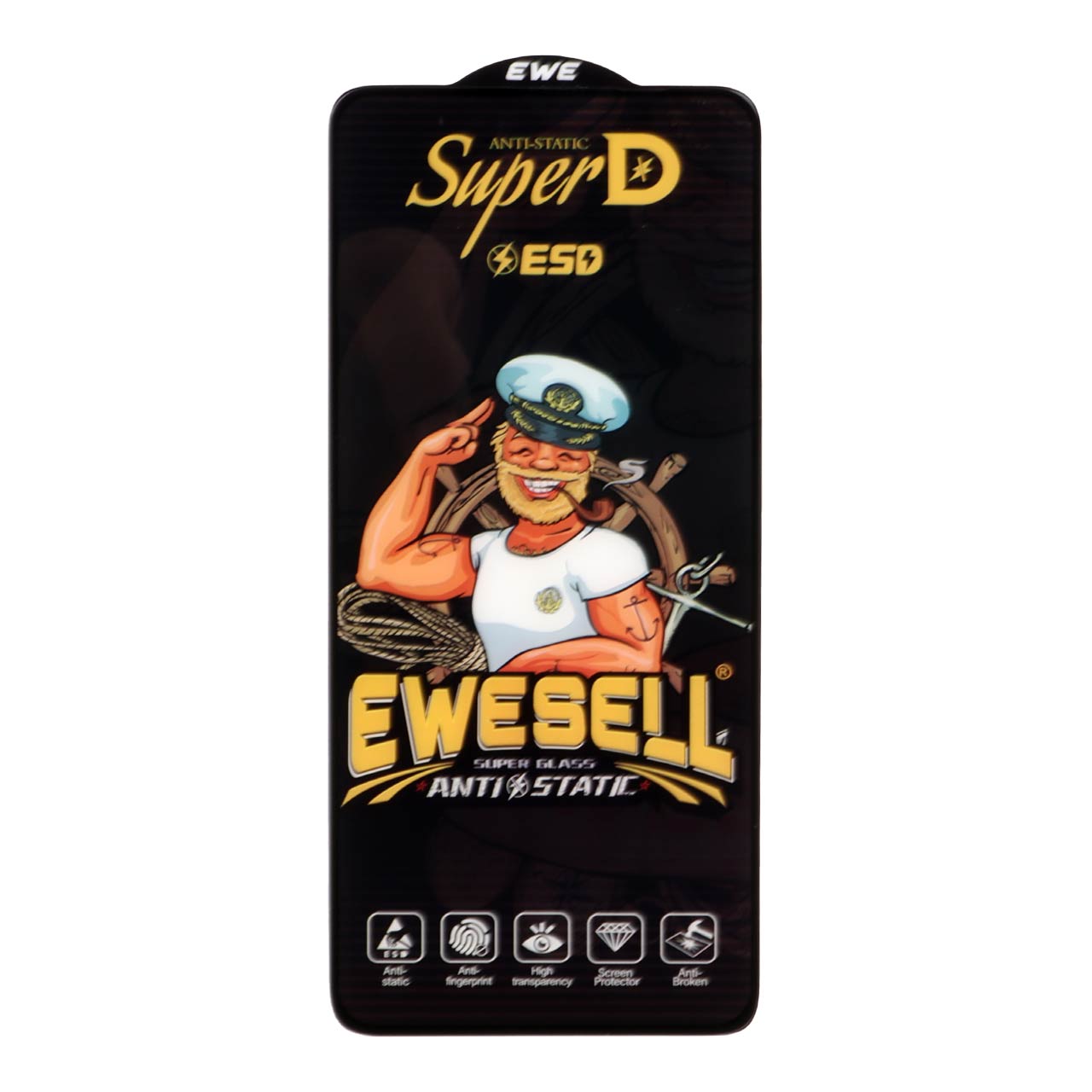 محافظ صفحه نمایش شیشه ای Full Cover Super D Esd Ewesell مدل Xiaomi Redmi Note 13 4G / Poco M7 Pro 5G (بدون پک) - اسپه کالا محافظ صفحه نمایش شیشه ای Full Cover Super D Esd Ewesell مدل Xiaomi Redmi Note 13 4G / Poco M7 Pro 5G (بدون پک) - تصویر 1
