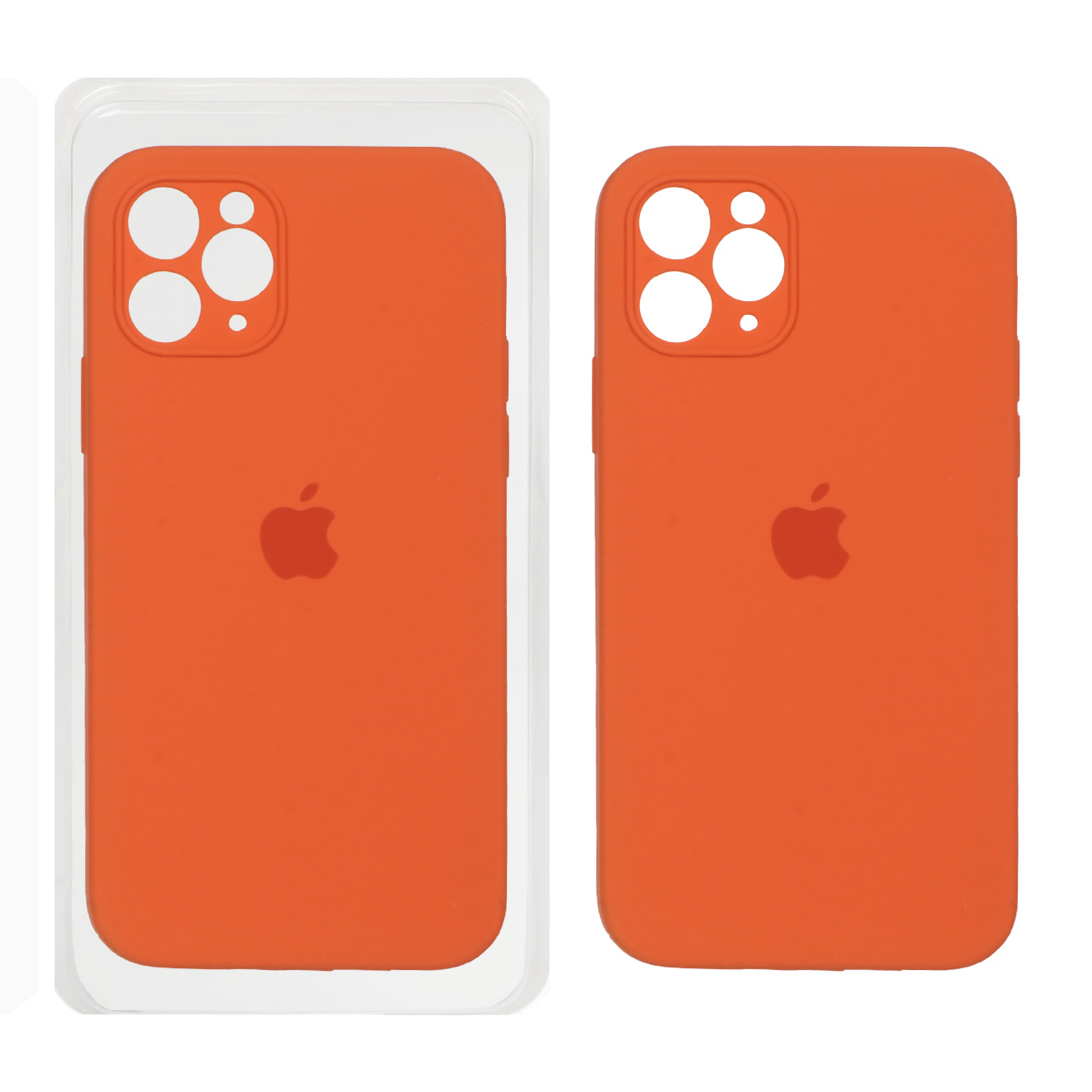 قاب سیلیکونی پاک کنی محافظ لنزدار اورجینال Apple iPhone 11 Pro - نارنجی (پک اصلی) - اسپه کالا قاب سیلیکونی پاک کنی محافظ لنزدار اورجینال Apple iPhone 11 Pro - نارنجی (پک اصلی) - تصویر 1