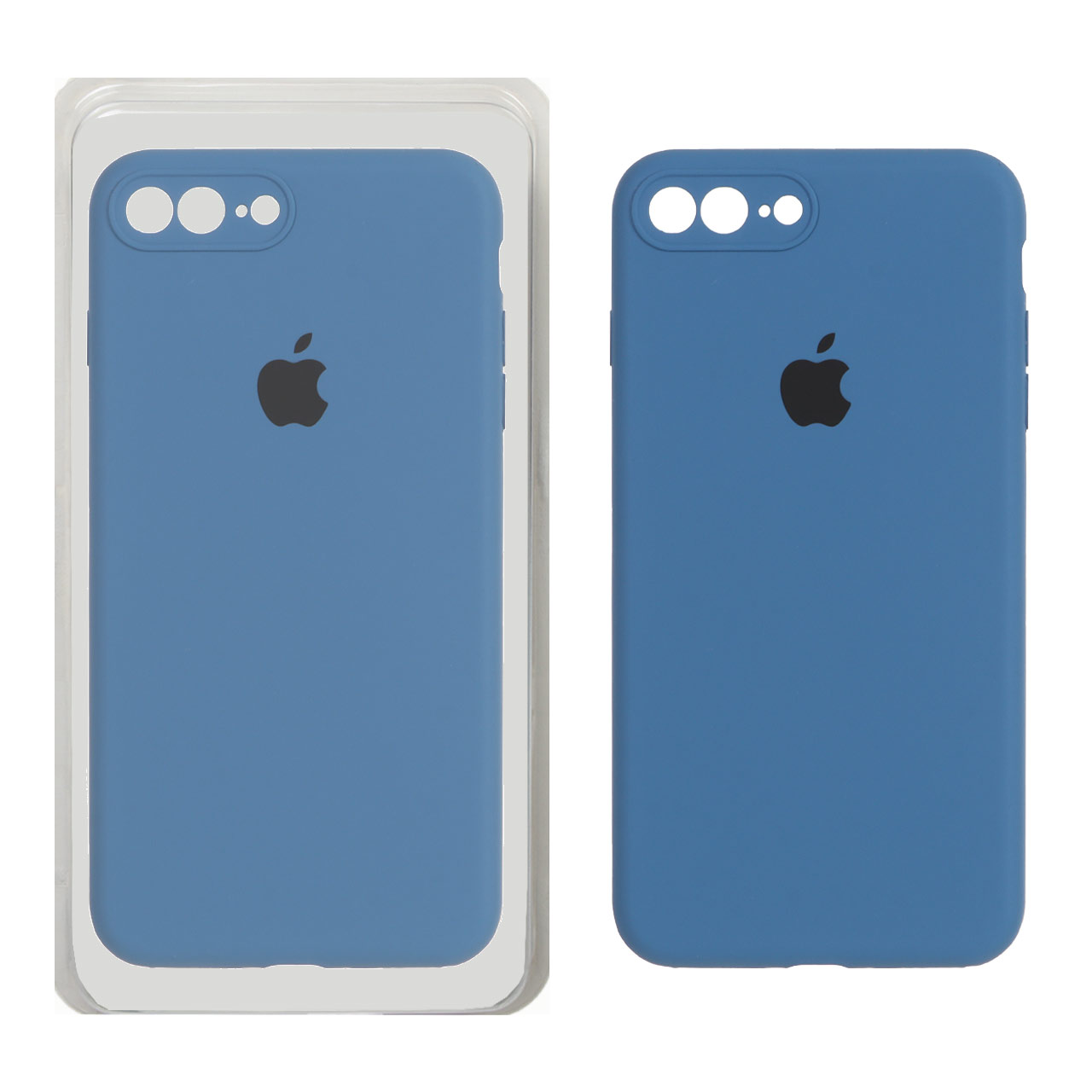 قاب سیلیکونی پاک کنی محافظ لنزدار اورجینال Apple iPhone 7 Plus / iPhone 8 Plus - آبی تیره (پک اصلی) - اسپه کالا قاب سیلیکونی پاک کنی محافظ لنزدار اورجینال Apple iPhone 7 Plus / iPhone 8 Plus - آبی تیره (پک اصلی) - تصویر 1
