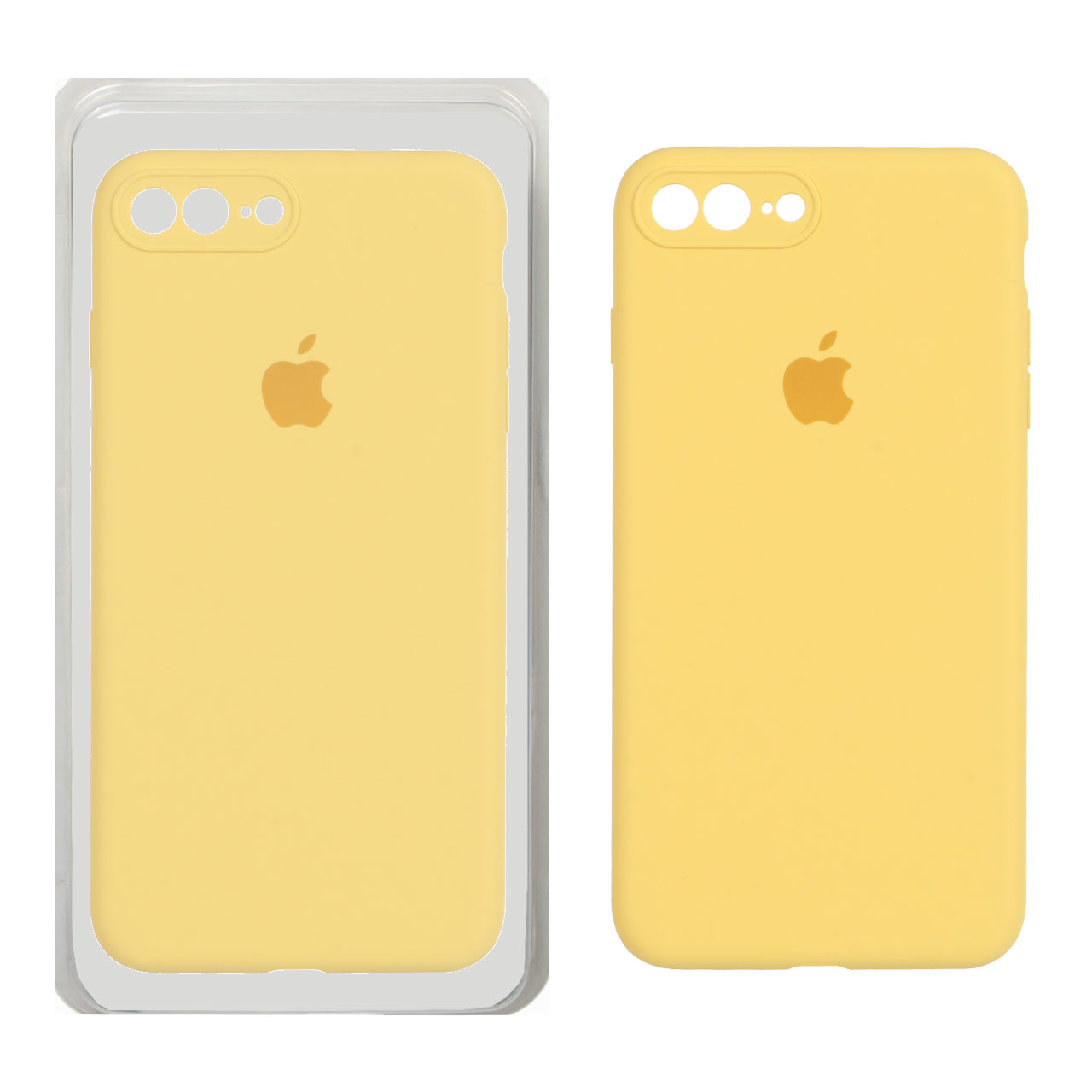 قاب سیلیکونی پاک کنی محافظ لنزدار اورجینال Apple iPhone 7 Plus / iPhone 8 Plus - زرد (پک اصلی) - اسپه کالا قاب سیلیکونی پاک کنی محافظ لنزدار اورجینال Apple iPhone 7 Plus / iPhone 8 Plus - زرد (پک اصلی) - تصویر 1