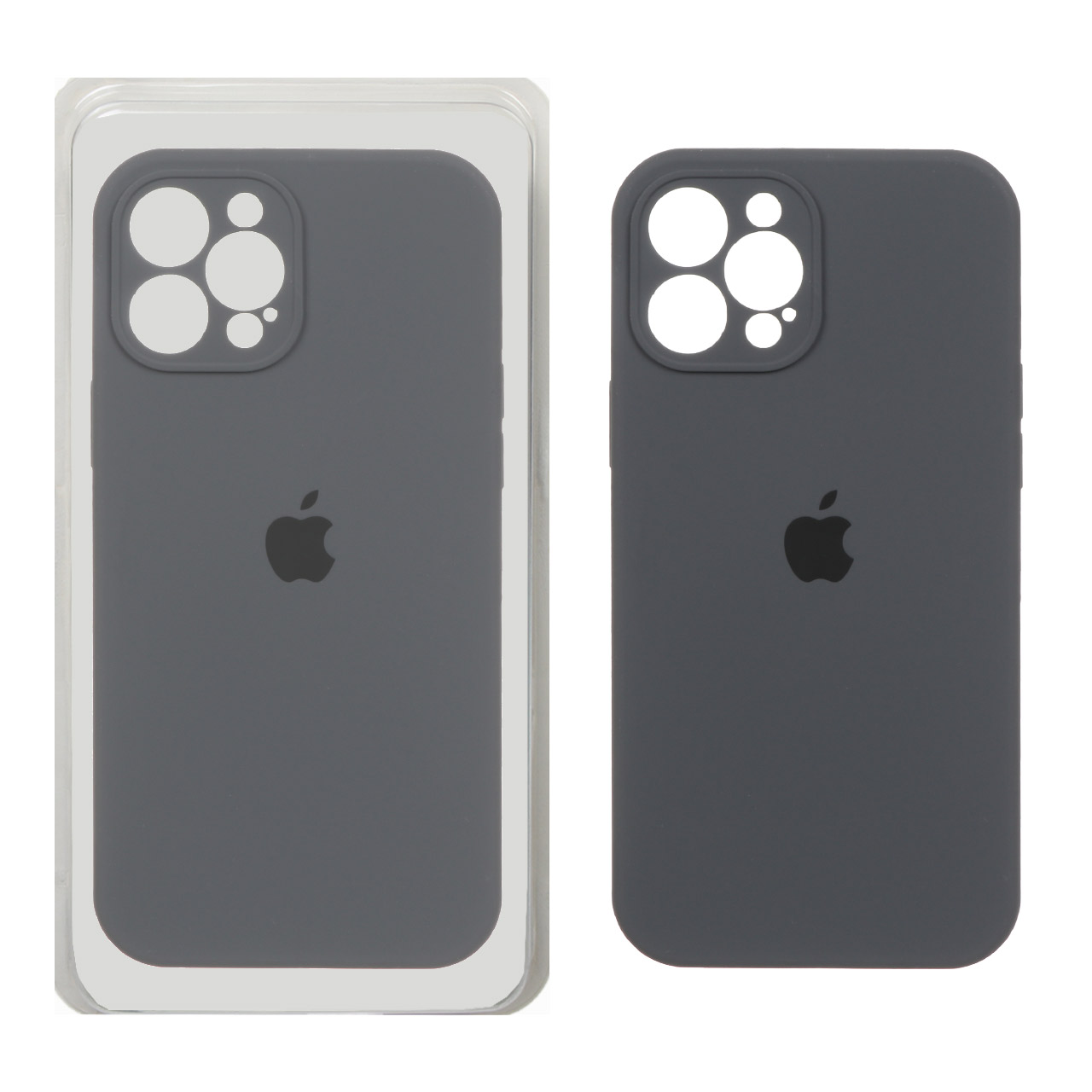 قاب سیلیکونی پاک کنی محافظ لنزدار اورجینال Apple iPhone 12 Pro Max - خاکستری (پک اصلی) - اسپه کالا قاب سیلیکونی پاک کنی محافظ لنزدار اورجینال Apple iPhone 12 Pro Max - خاکستری (پک اصلی) - تصویر 1