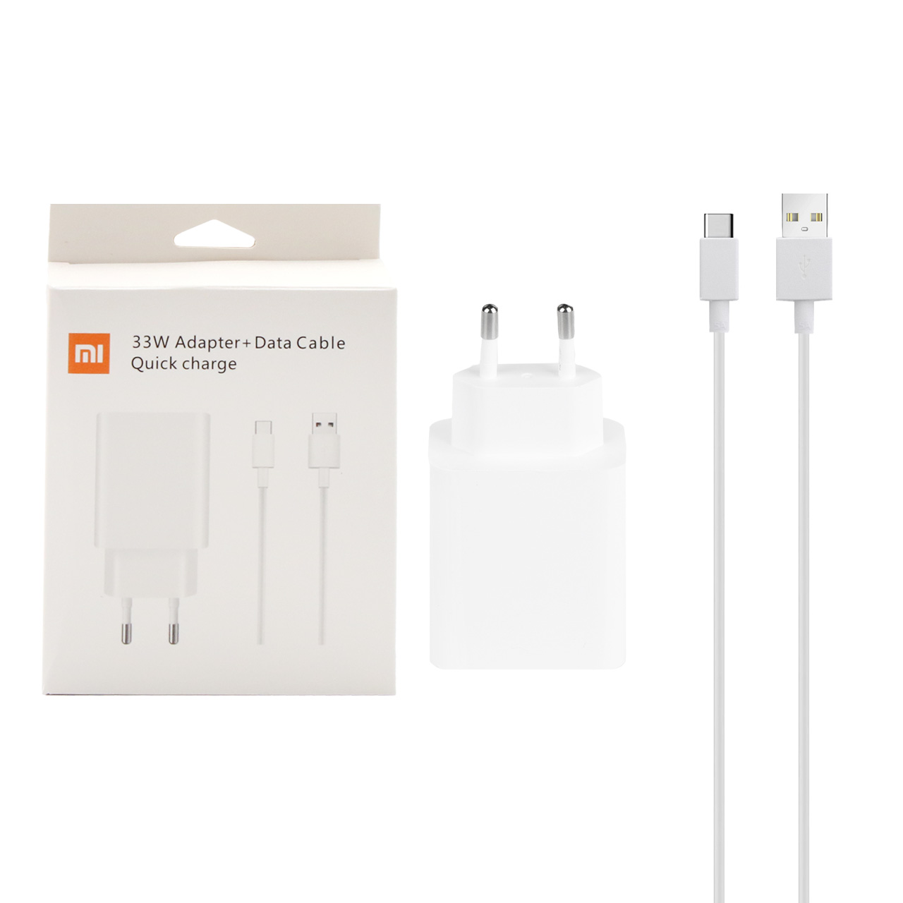شارژر دیواری 33W فست تک پورت Xiaomi مدل MDY-11-EZ به همراه کابل شارژ Type-C - سفید (گارانتی پارتیان پایا) درجه یک - اسپه کالا شارژر دیواری 33W فست تک پورت Xiaomi مدل MDY-11-EZ به همراه کابل شارژ Type-C - سفید (گارانتی پارتیان پایا) درجه یک - تصویر 1